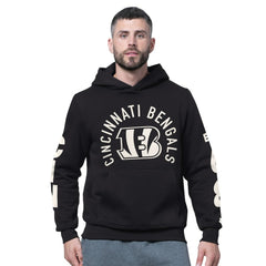 Cincinnati Bengals Starter Handoff Fleece Hoodie Sweatshirt - Black discount