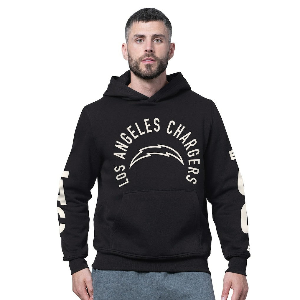 Los Angeles Chargers Starter Handoff Fleece Hoodie Sweatshirt - Black outlet
