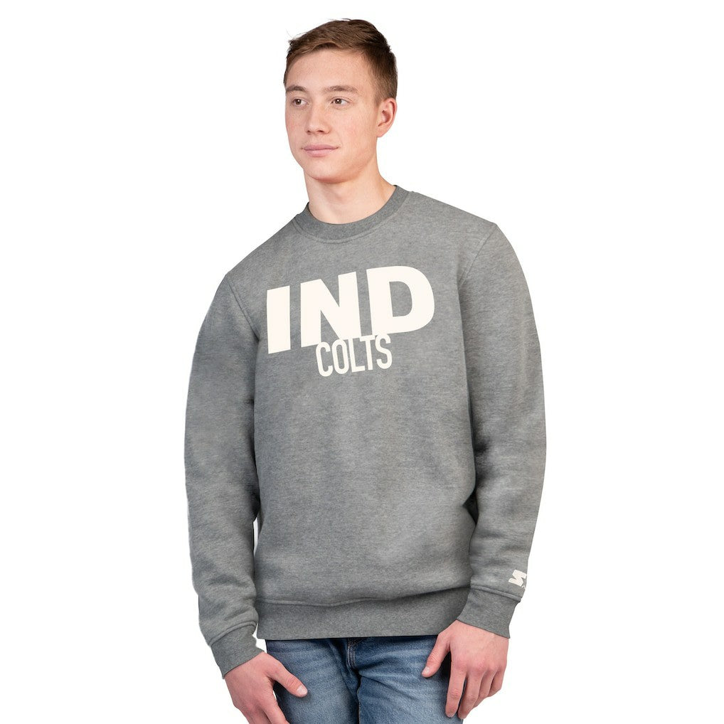 Indianapolis Colts Starter Assist Sweatshirt - Charcoal for sale