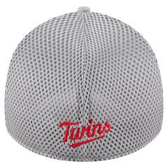 Minnesota Twins Visor Paint Splatter 39THIRTY Flex Hat - Gray | New Era