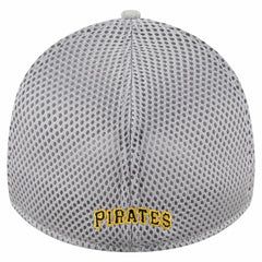 Pittsburgh Pirates Visor Paint Splatter 39THIRTY Flex Hat - Gray | New Era