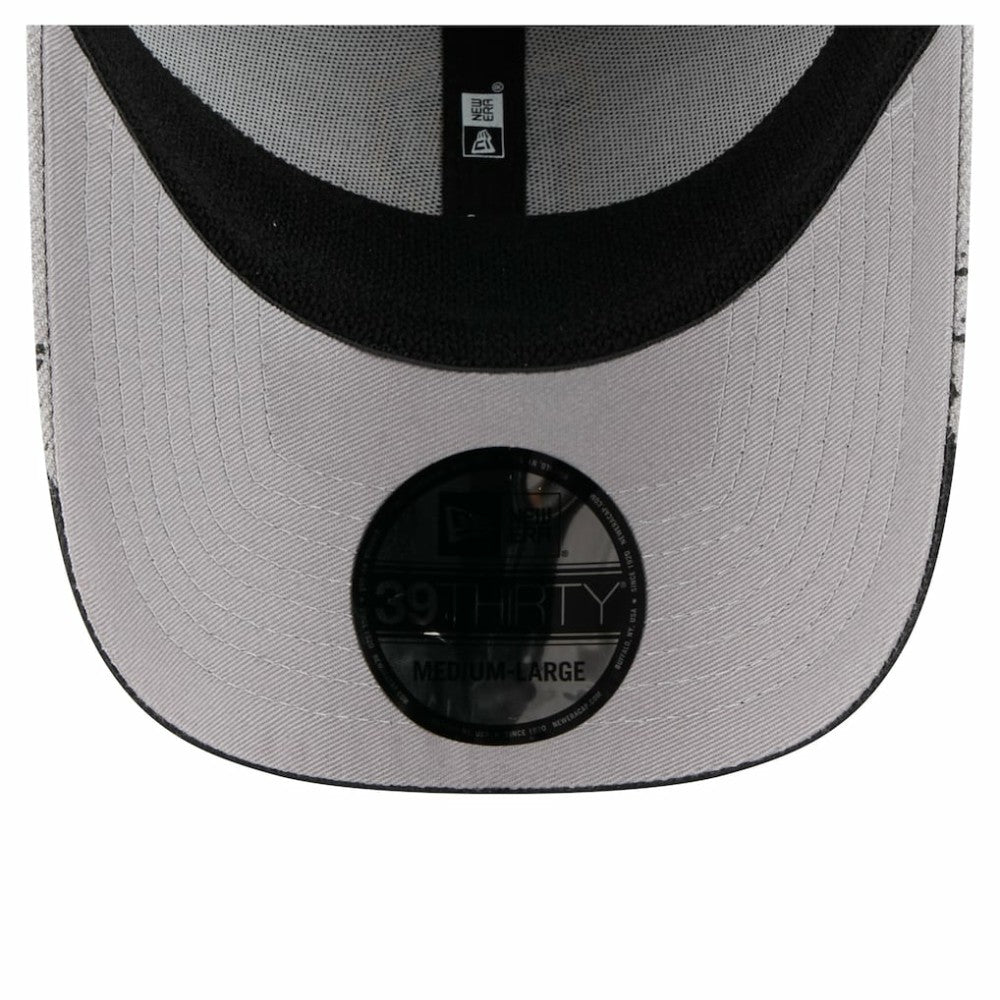 Pittsburgh Pirates Visor Paint Splatter 39THIRTY Flex Hat - Gray | New Era