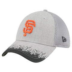 San Francisco Giants Visor Paint Splatter 39THIRTY Flex Hat - Gray | New Era