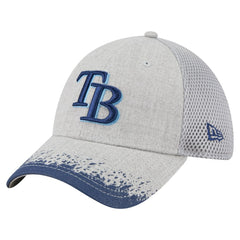 Tampa Bay Rays Visor Paint Splatter 39THIRTY Flex Hat - Gray | New Era