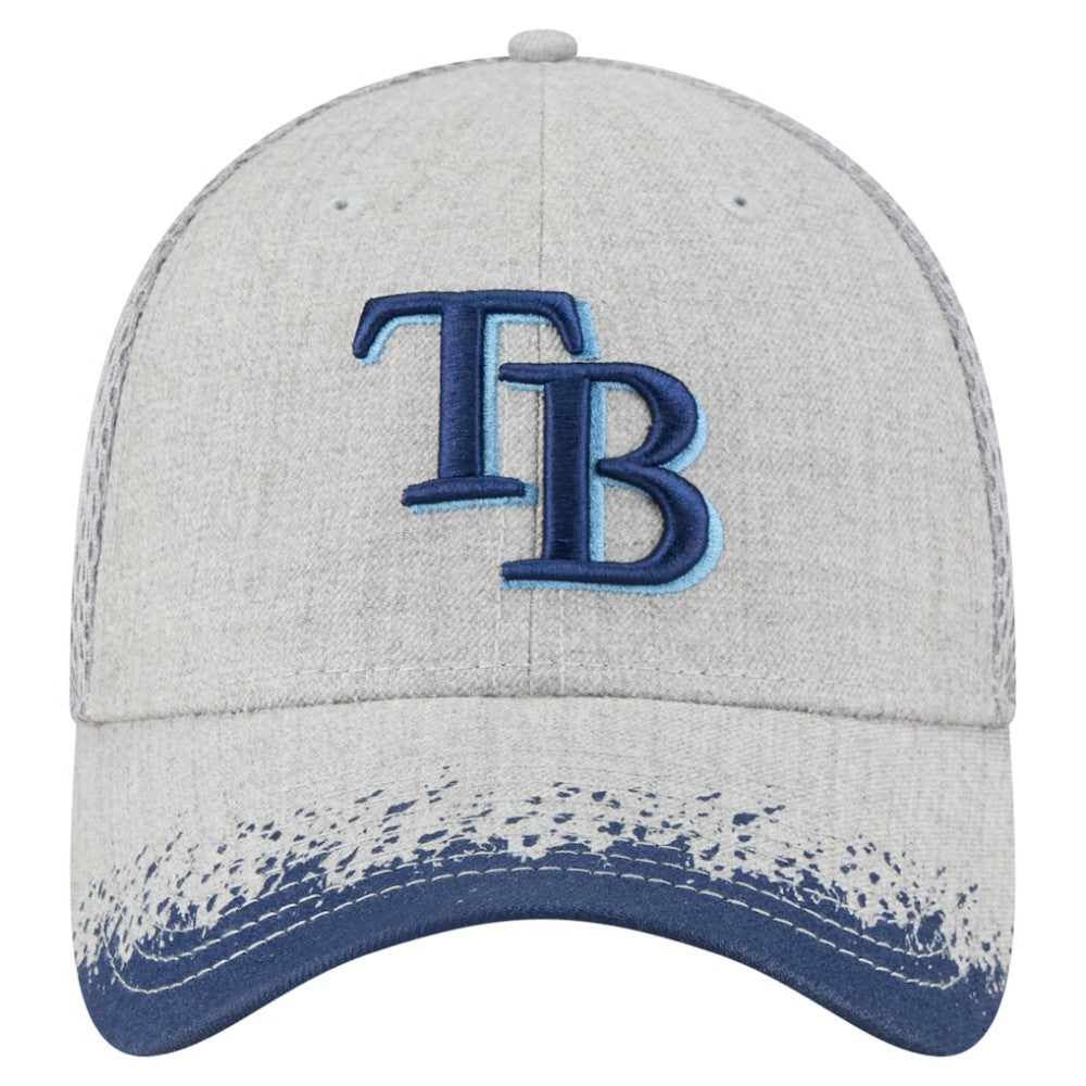 Tampa Bay Rays Visor Paint Splatter 39THIRTY Flex Hat - Gray | New Era