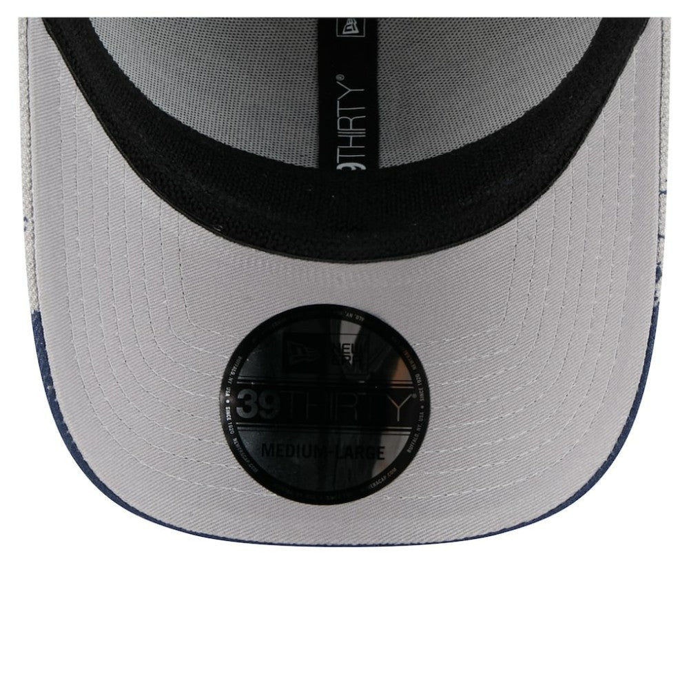 Tampa Bay Rays Visor Paint Splatter 39THIRTY Flex Hat - Gray | New Era