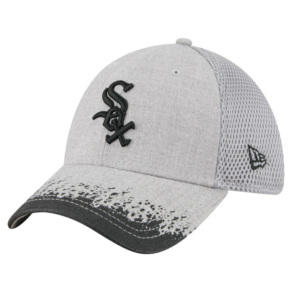 Chicago White Sox Visor Paint Splatter 39THIRTY Flex Hat - Gray | New Era