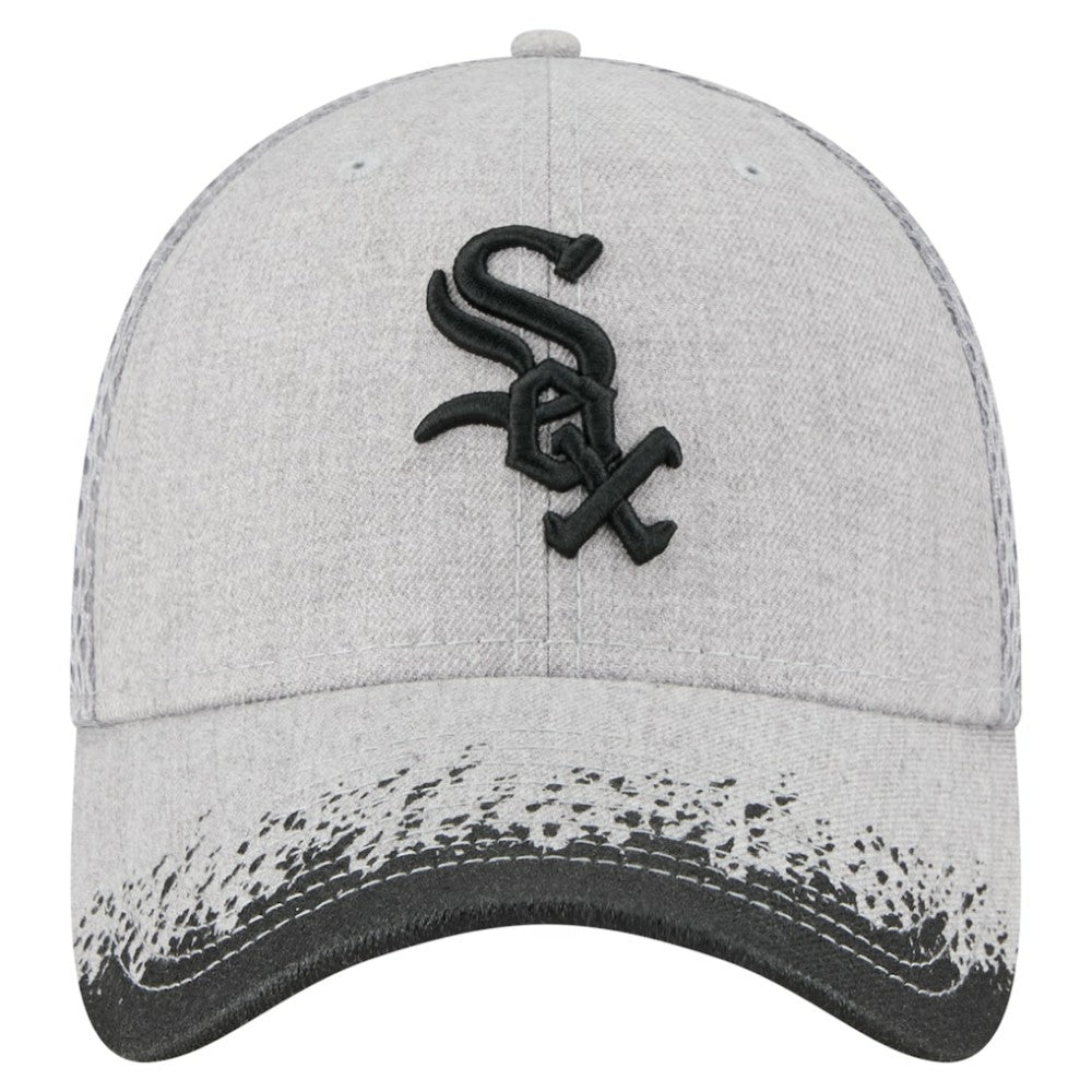 Chicago White Sox Visor Paint Splatter 39THIRTY Flex Hat - Gray | New Era