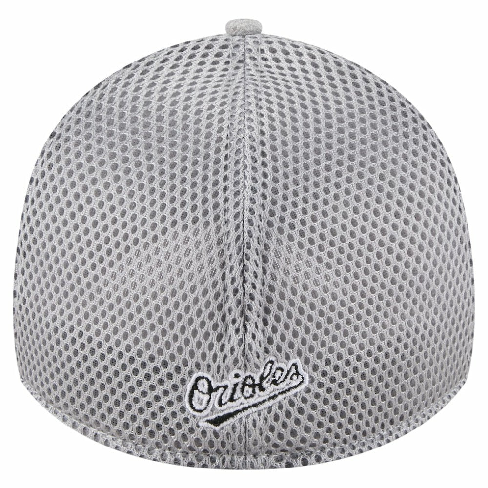 Baltimore Orioles Visor Paint Splatter 39THIRTY Flex Hat - Gray | New Era