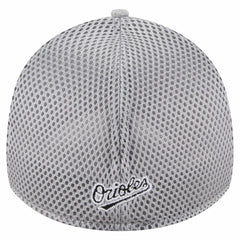Baltimore Orioles Visor Paint Splatter 39THIRTY Flex Hat - Gray | New Era