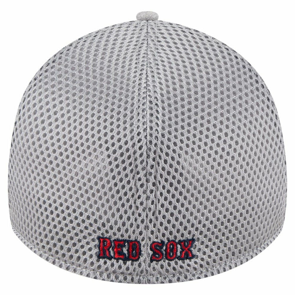 Boston Red Sox Visor Paint Splatter 39THIRTY Flex Hat - Gray | New Era