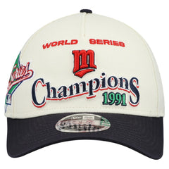 Minnesota Twins World Series 9FORTY M-Crown Adjustable Hat - Cream/Navy | New Era