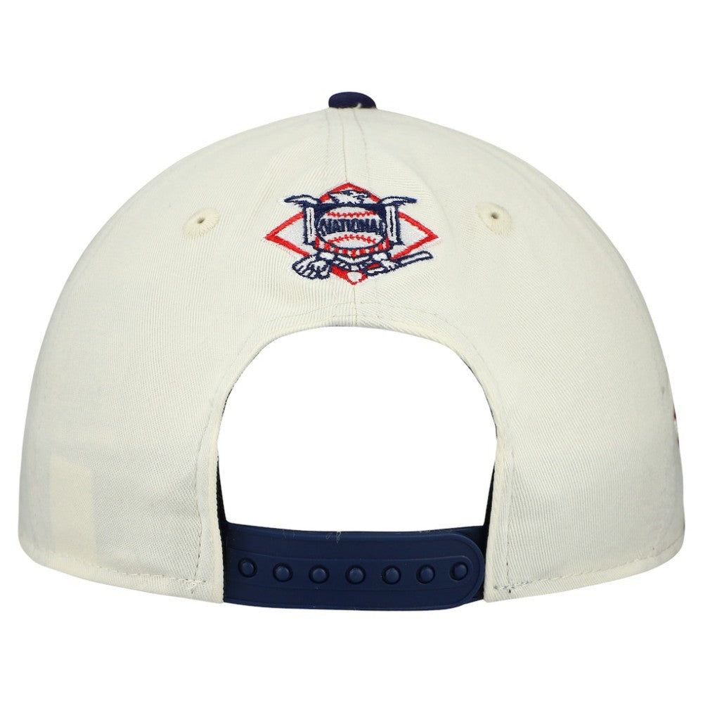 San Diego Padres World Series 9FORTY M-Crown A-Frame Adjustable Hat - Cream/Navy | New Era