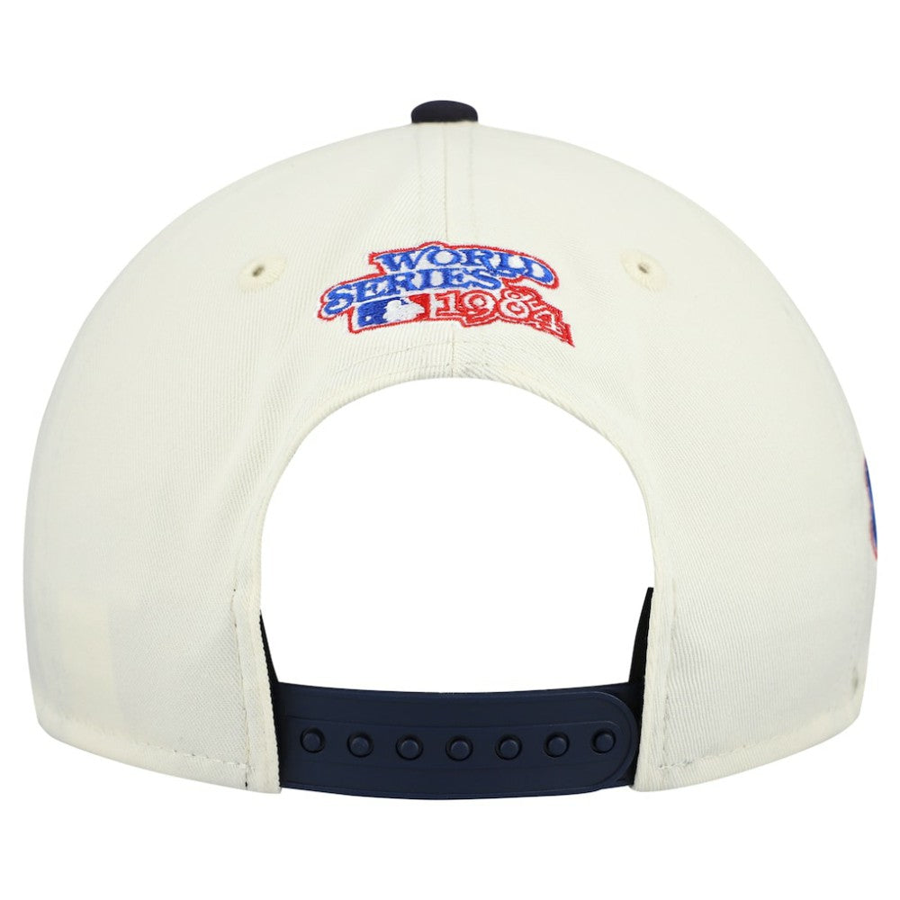 Detroit Tigers World Series 9FORTY M-Crown Adjustable Hat - Cream/Navy | New Era