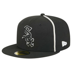 Chicago White Sox Soutache 59FIFTY Fitted Hat - Black | New Era