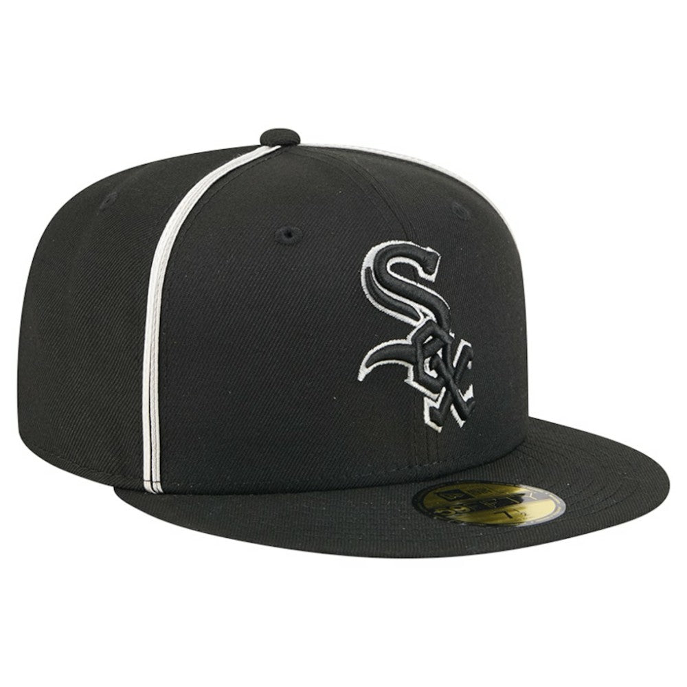 Chicago White Sox Soutache 59FIFTY Fitted Hat - Black | New Era