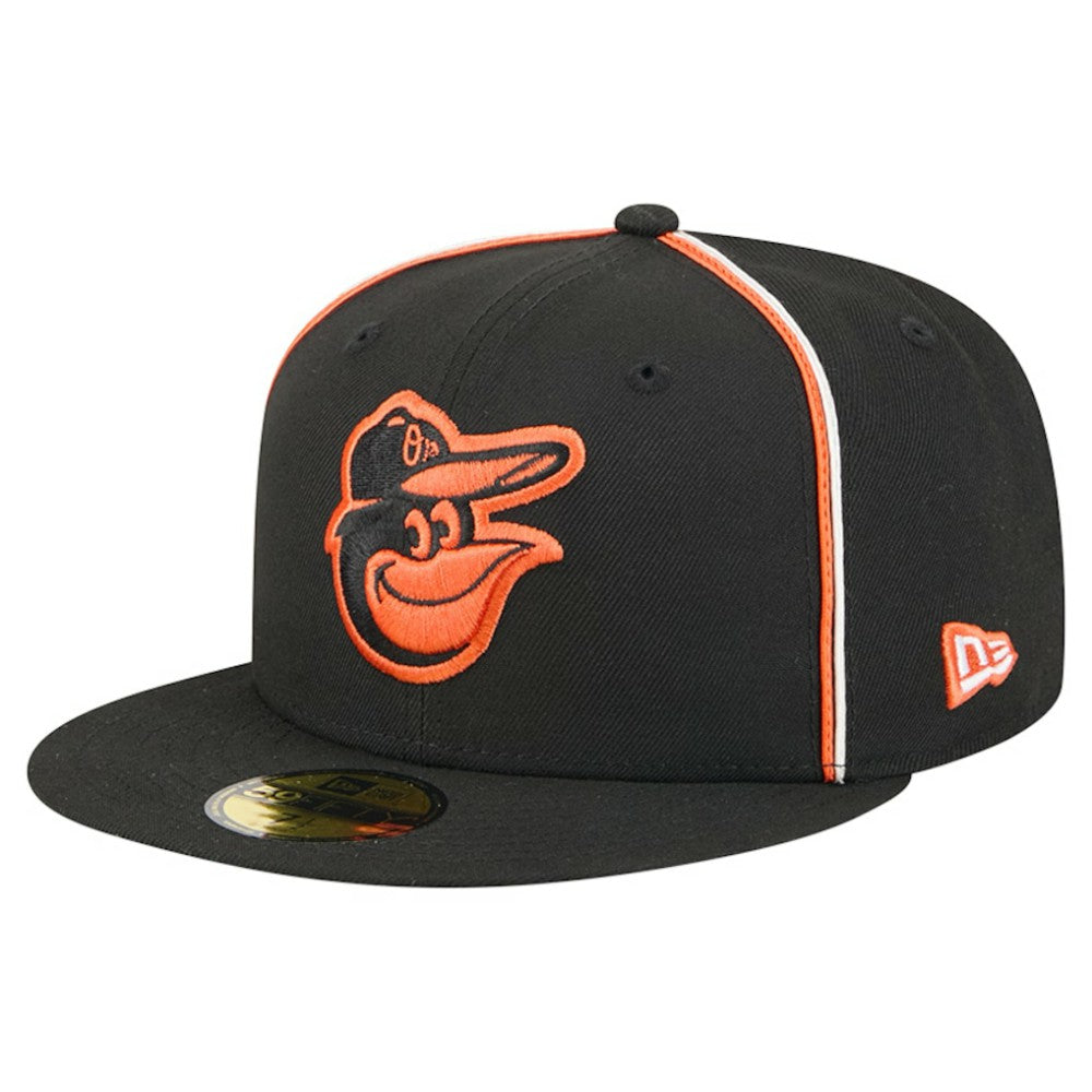 Baltimore Orioles Soutache 59FIFTY Fitted Hat - Black | New Era