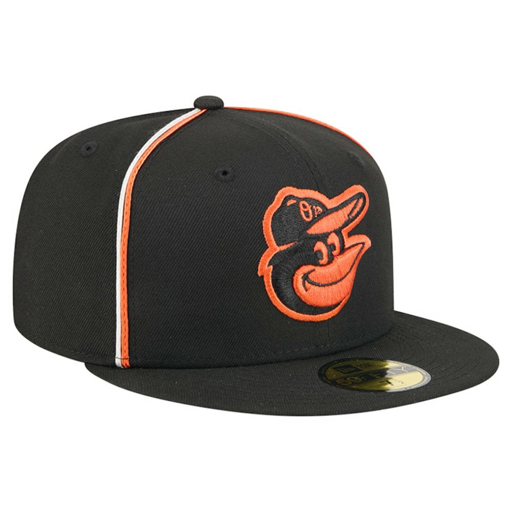 Baltimore Orioles Soutache 59FIFTY Fitted Hat - Black | New Era
