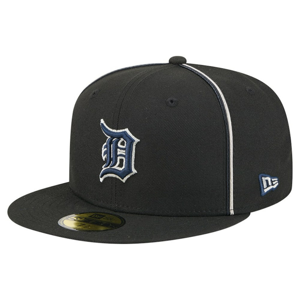 Detroit Tigers Soutache 59FIFTY Fitted Hat - Black | New Era