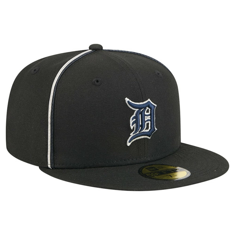 Detroit Tigers Soutache 59FIFTY Fitted Hat - Black | New Era