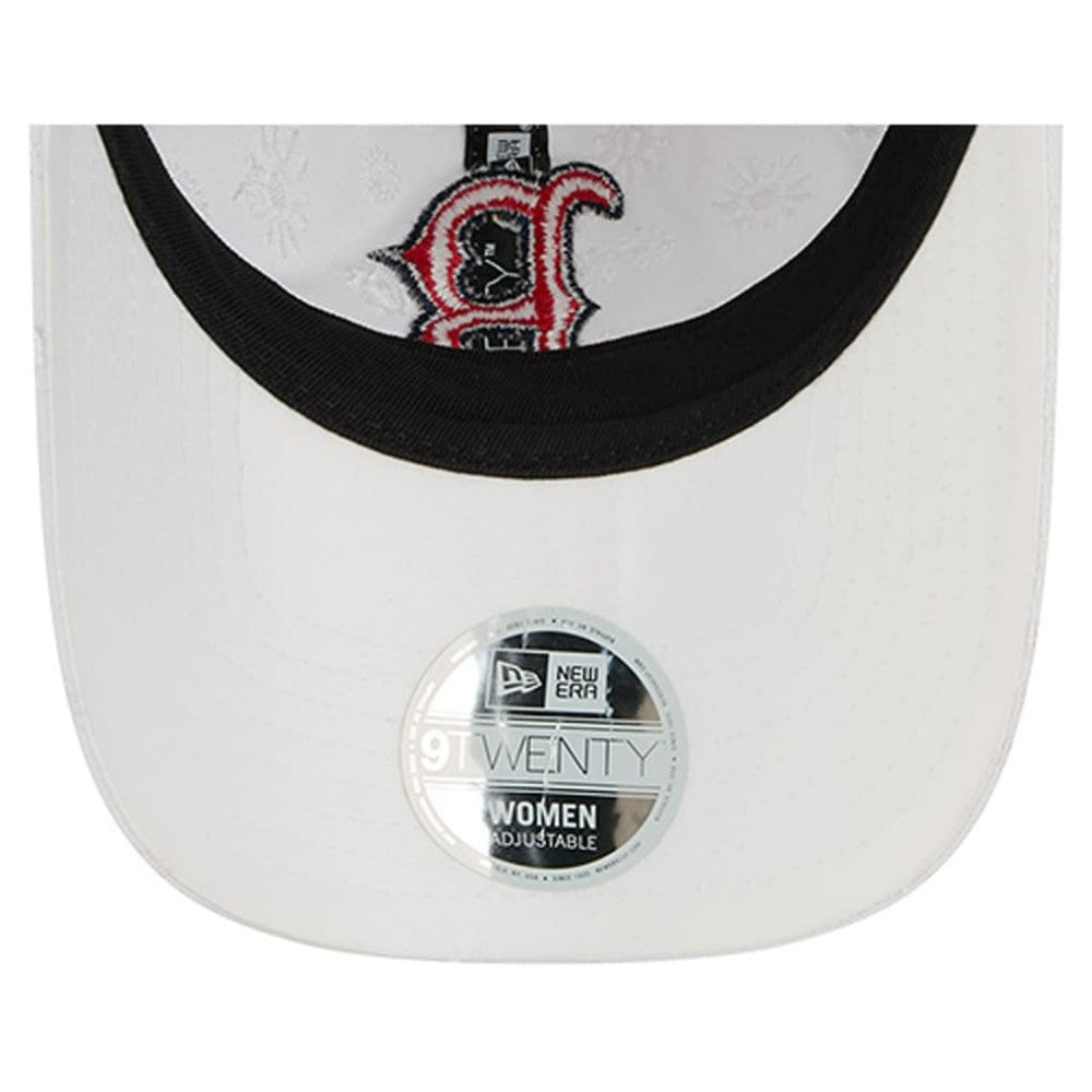 Boston Red Sox Women's Floral Mesh 9TWENTY Adjustable Hat - White | New Era