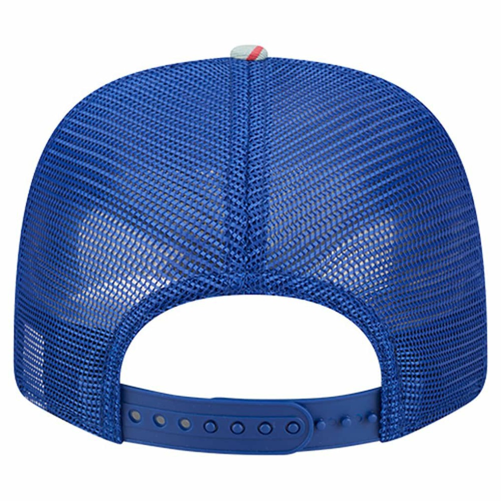Chicago Cubs Aztec Denim 9SEVENTY Adjustable Hat - Denim/Royal | New Era