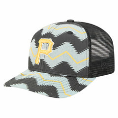 Pittsburgh Pirates Aztec Denim 9SEVENTY Adjustable Hat - Denim/Black | New Era