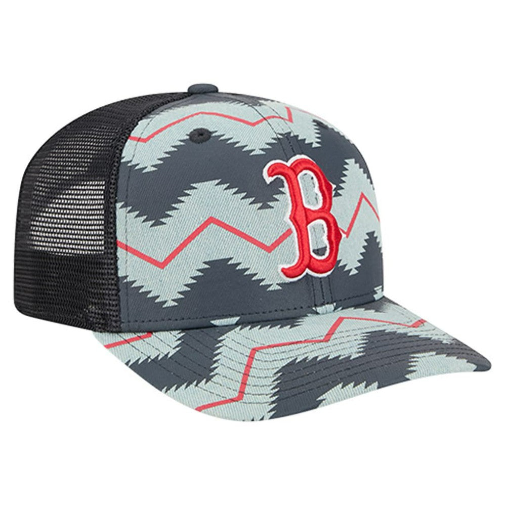 Boston Red Sox Aztec Denim 9SEVENTY Adjustable Hat - Denim/Navy | New Era