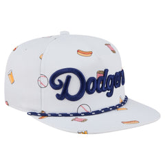 Los Angeles Dodgers Team Cheer Rope 19TWENTY Adjustable Hat - White | New Era