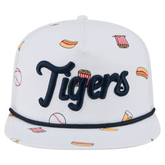 Detroit Tigers Team Cheer Rope 19TWENTY Adjustable Hat - White | New Era