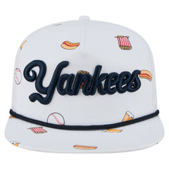New York Yankees Team Cheer Rope 19TWENTY Adjustable Hat - White | New Era