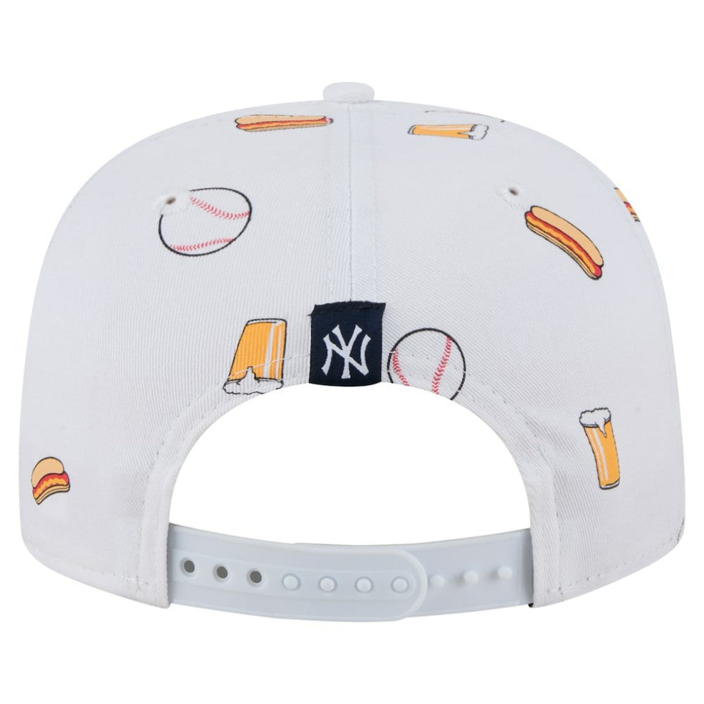 New York Yankees Team Cheer Rope 19TWENTY Adjustable Hat - White | New Era