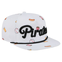 Pittsburgh Pirates Team Cheer Rope 19TWENTY Adjustable Hat - White | New Era