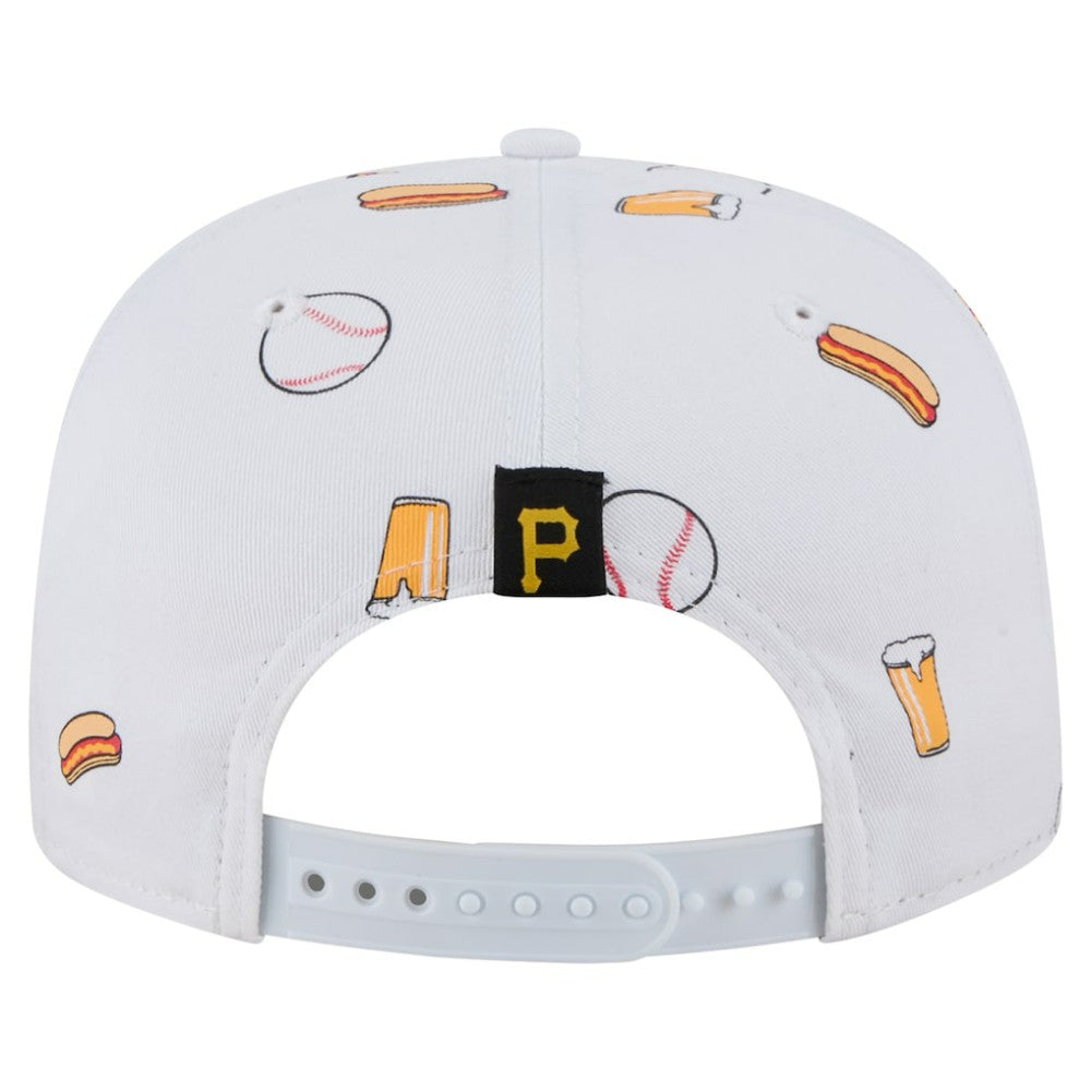 Pittsburgh Pirates Team Cheer Rope 19TWENTY Adjustable Hat - White | New Era