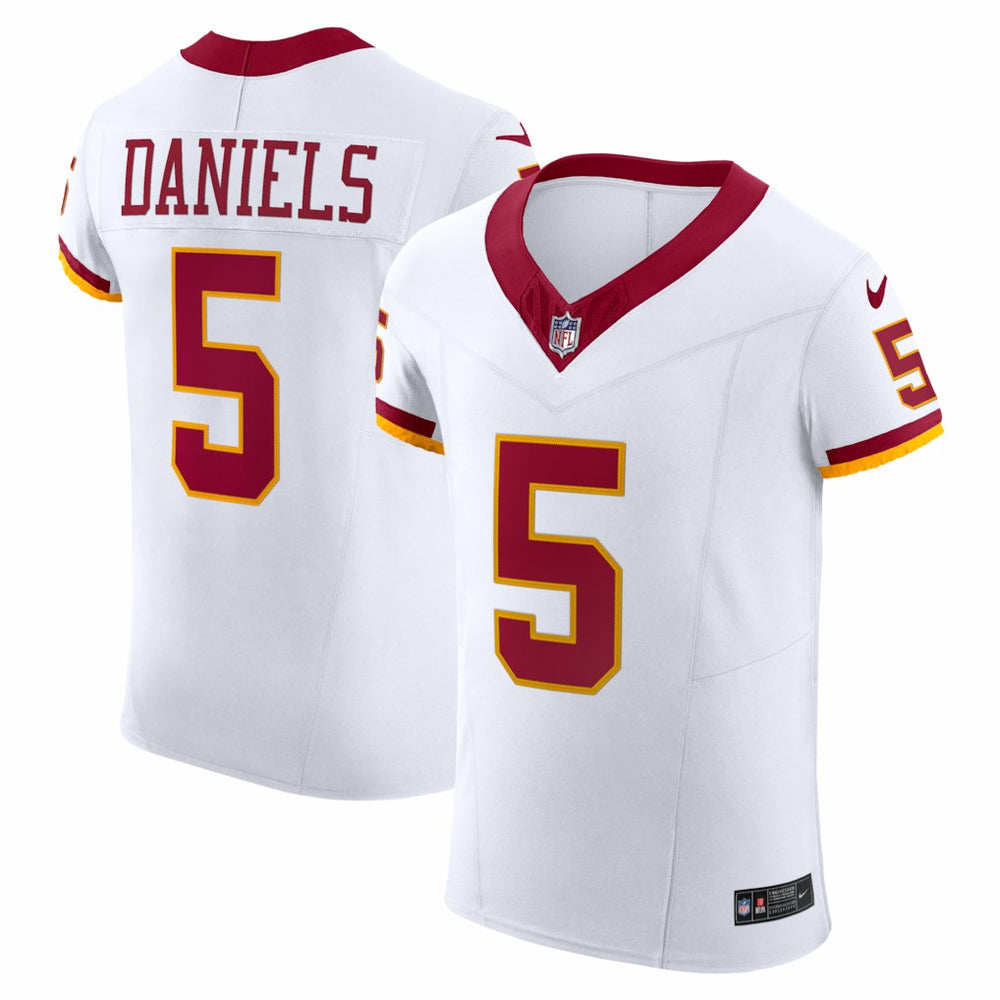 Jayden Daniels Washington Commanders Alternate 2 Super Bowl Era Vapor F.U.S.E. Elite Jersey - White | Nike for sale