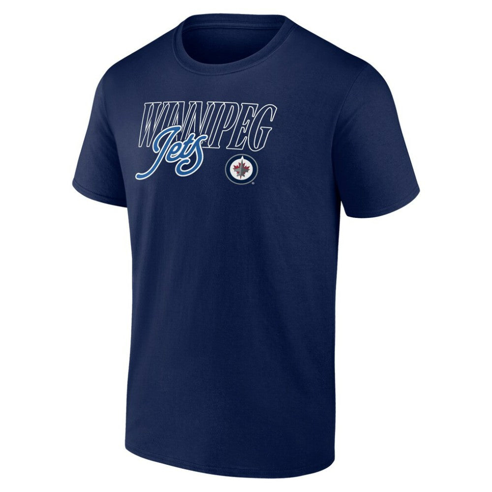 Winnipeg Jets Script T-Shirt Navy
