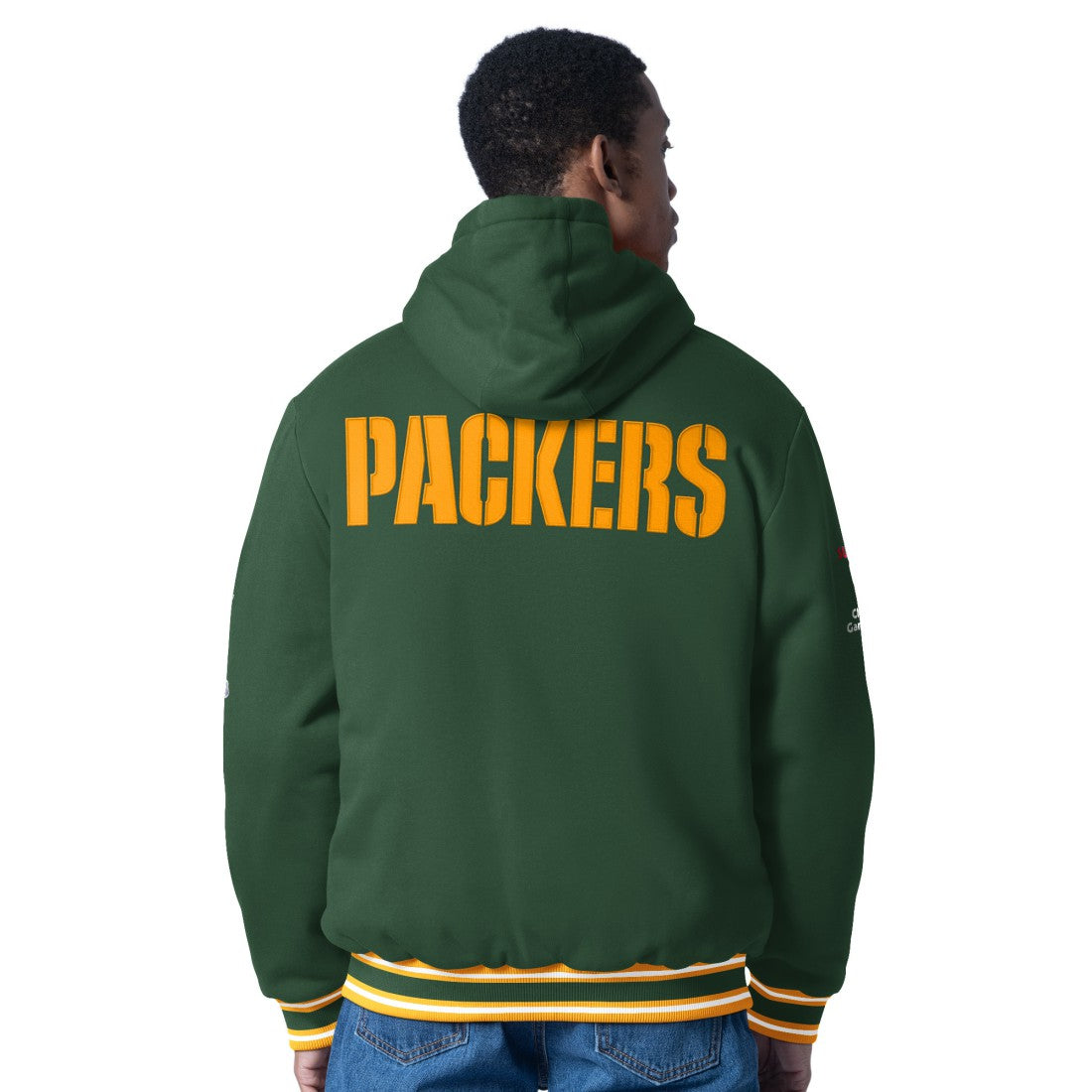 Green Bay Packers G-III Sports by Carl Banks Power Forward Commemorative Full-Zip Hooded Jacket - Green outlet