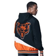 Chicago Bears G-III Sports by Carl Banks Dual Threat Reversable Full-Zip Hooded Jacket - Navy/Charcoal cheap
