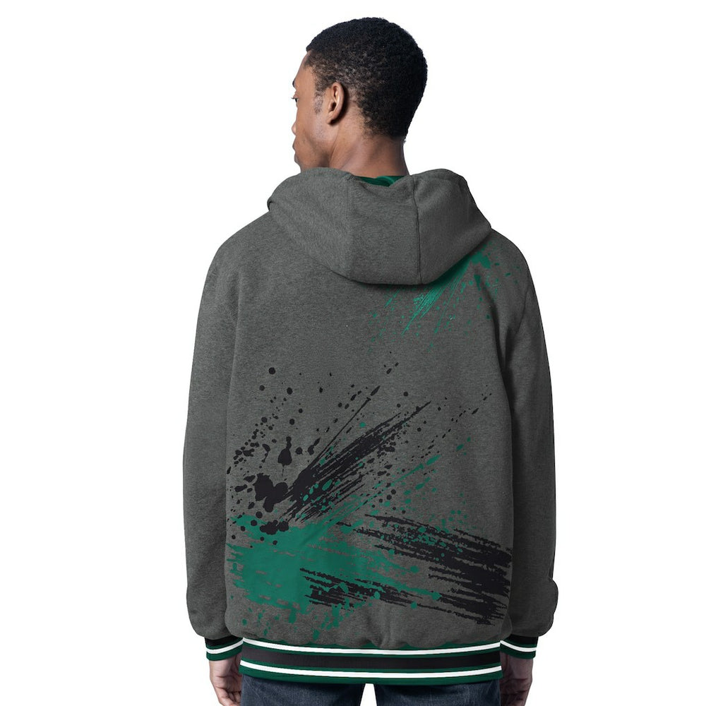 New York Jets G-III Sports by Carl Banks Dual Threat Reversable Full-Zip Hooded Jacket - Green/Charcoal outlet