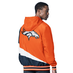 Denver Broncos G-III Sports by Carl Banks Dual Threat Reversable Full-Zip Hooded Jacket - Orange/Charcoal discount
