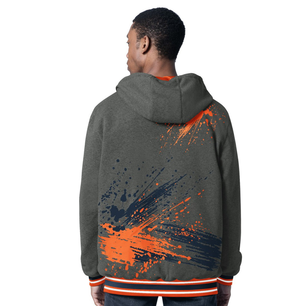 Denver Broncos G-III Sports by Carl Banks Dual Threat Reversable Full-Zip Hooded Jacket - Orange/Charcoal discount