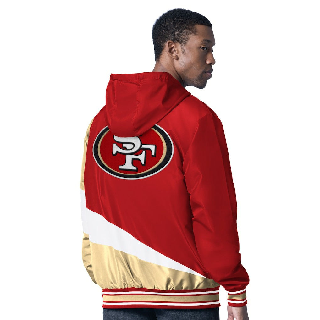 San Francisco 49ers G-III Sports by Carl Banks Dual Threat Reversable Full-Zip Hooded Jacket - Scarlet/Charcoal online