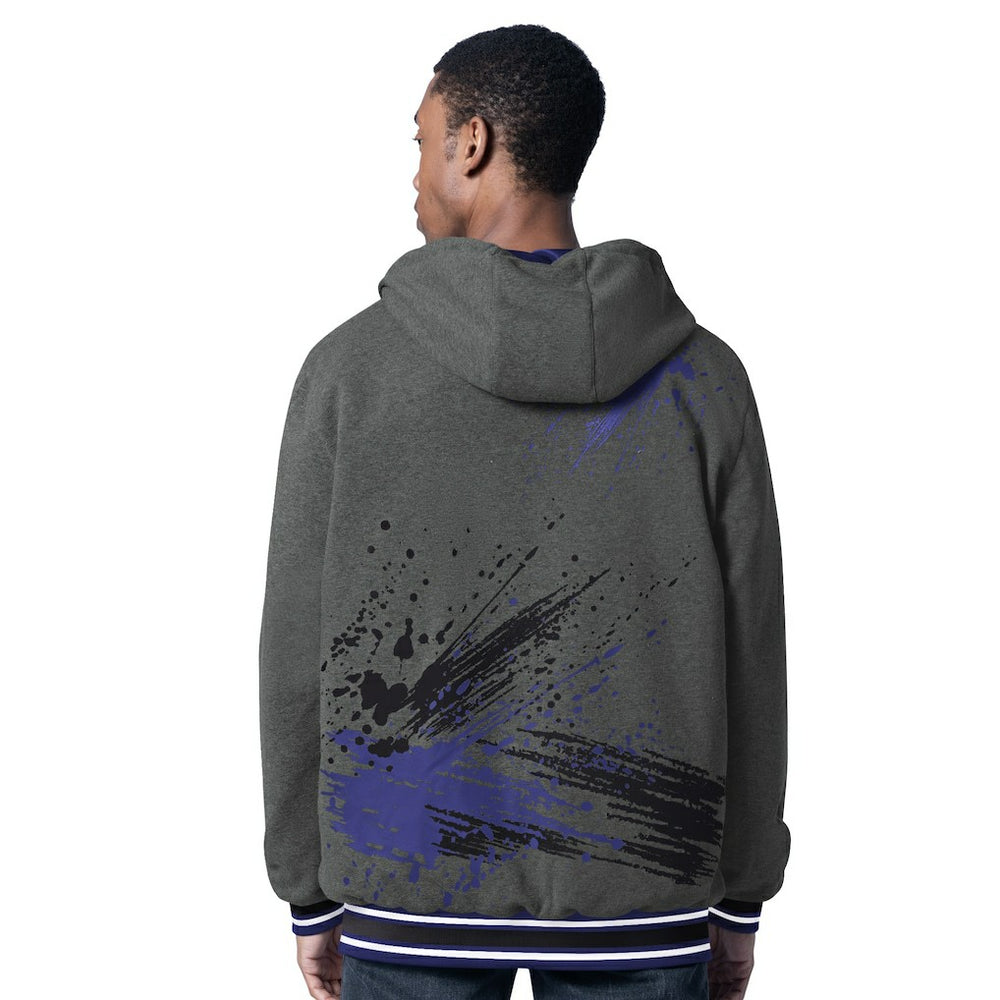 Baltimore Ravens G-III Sports by Carl Banks Dual Threat Reversable Full-Zip Hooded Jacket - Purple/Charcoal outlet