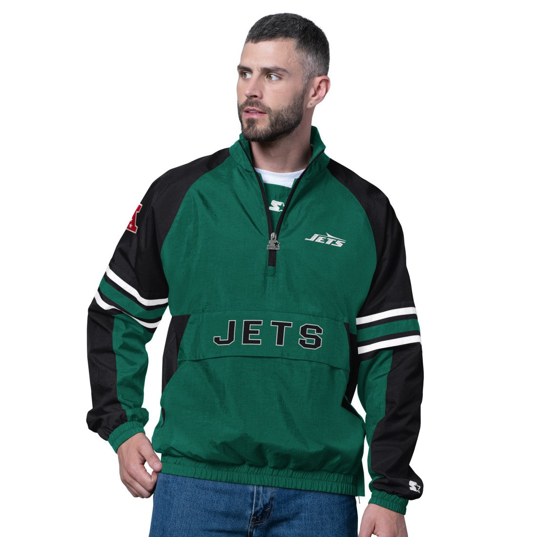 New York Jets Starter Prospect Half-Zip Pullover - Green sale