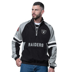 Las Vegas Raiders Starter Prospect Half-Zip Pullover - Black cheap