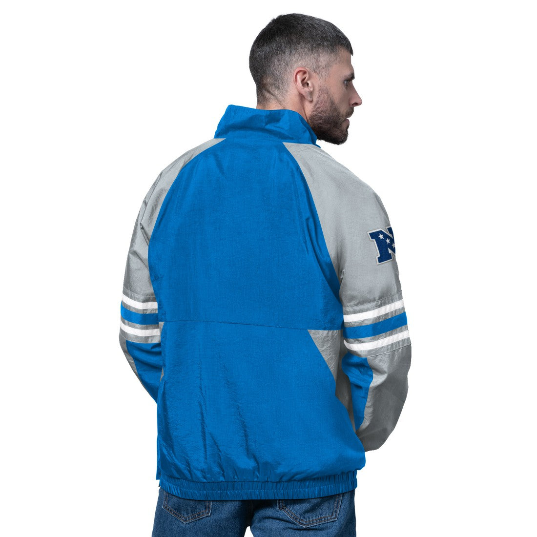 Detroit Lions Starter Prospect Half-Zip Pullover - Blue online