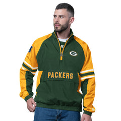 Green Bay Packers Starter Prospect Half-Zip Pullover - Green discount