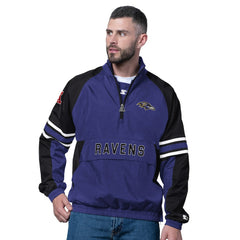 Baltimore Ravens Starter Prospect Half-Zip Pullover - Purple outlet