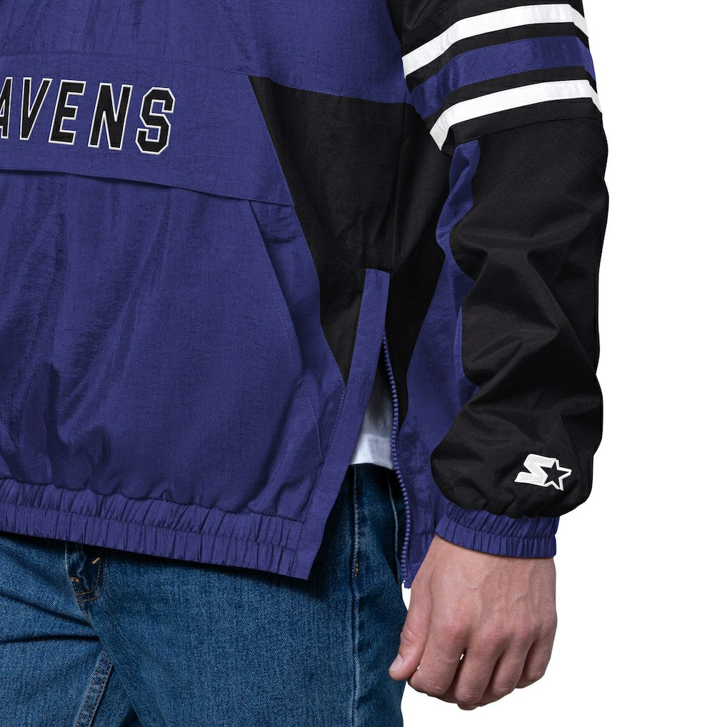 Baltimore Ravens Starter Prospect Half-Zip Pullover - Purple outlet