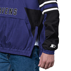 Baltimore Ravens Starter Prospect Half-Zip Pullover - Purple outlet